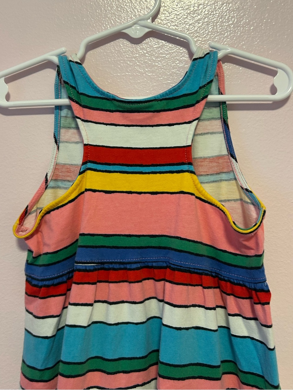 Hanna Andersson Bright Striped Tank Dress Sz 110 or 5 - Picture 10 of 10